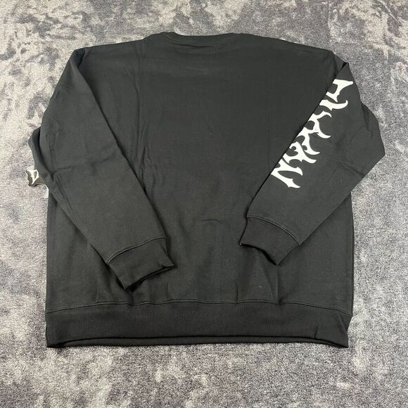 Dixxon Flannel Co Pentagram Spellout Crewneck Sweatshirt Fleece Black 3XL NWT - Picture 9 of 12
